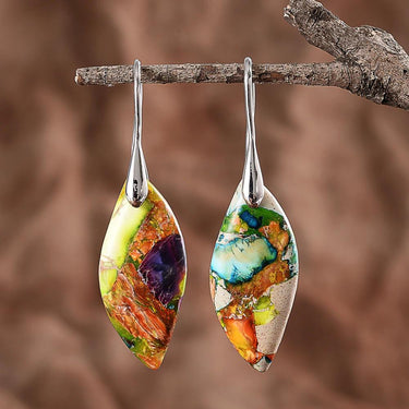 Spring Jardin Jasper Drop Earrings-Your Soul Place